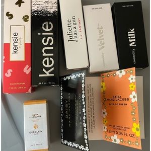 Fragrance Lot- Kensie, Commodity, Marc Jacobs, Juliette has a gun, Guerlain